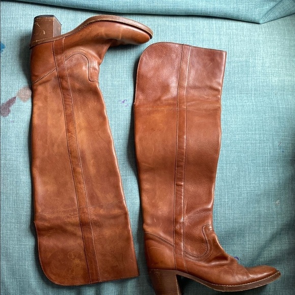 Vintage Ralph Lauren collection brown leather boots​​​​ - Picture 2 of 10